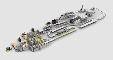 碳酸含汽飲料灌裝生產線