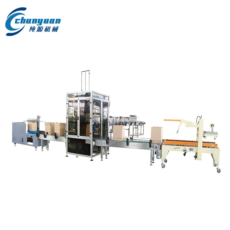 全自動開箱、裝箱、封箱機組